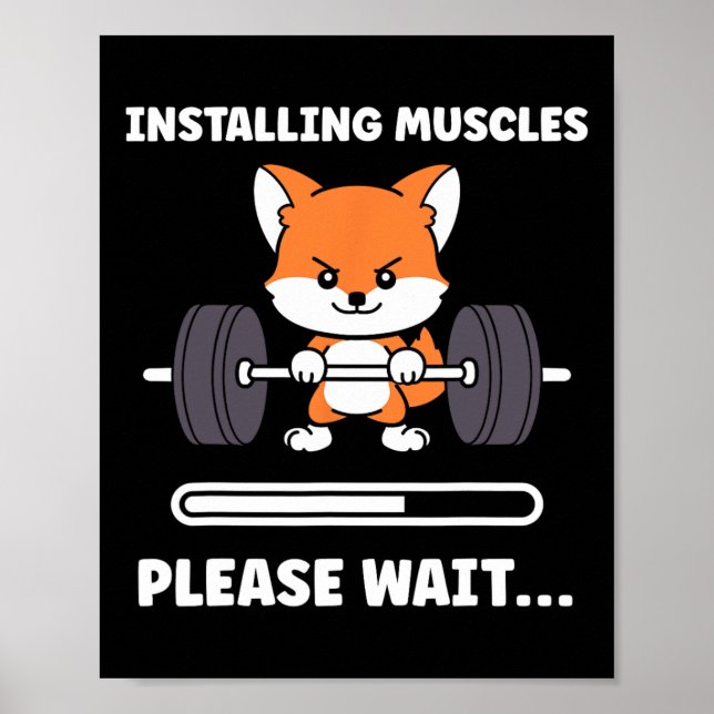 Affiche Animaux Installation Muscles Fitness Musculation C (Devant)