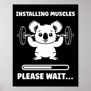 Affiche Animaux Installation Muscles Fitness Musculation K