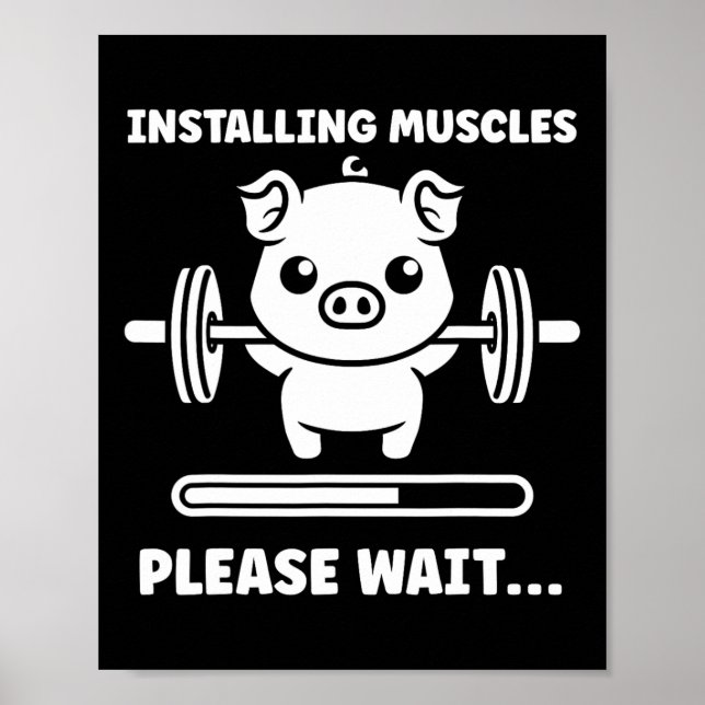 Affiche Animaux Installation Muscles Fitness Musculation P (Devant)