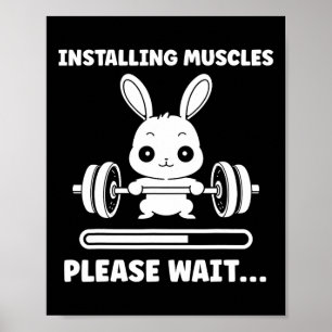 Affiche Animaux Installation Muscles Fitness Musculation R