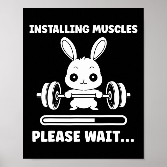 Affiche Animaux Installation Muscles Fitness Musculation R (Devant)