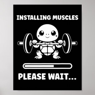 Affiche Animaux Installation Muscles Fitness Musculation T