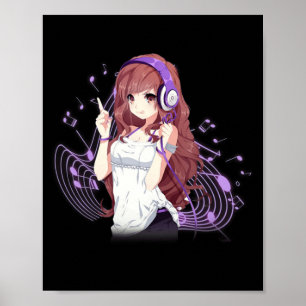 Affiche Anime and Music Merch Kawaii Manga Otaku for Teens