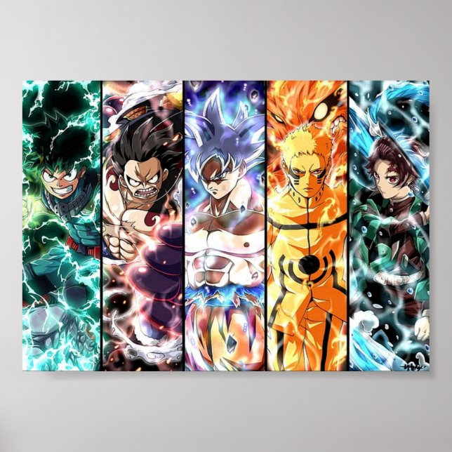 Affiche Anime Crossover (Devant)