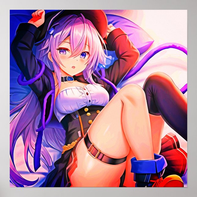 Affiche Anime de fille magique (Devant)