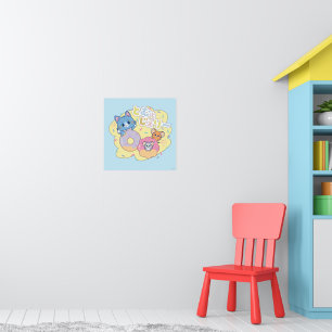 Affiche Anime Donut délice avec Tom, Jerry et Tuffy