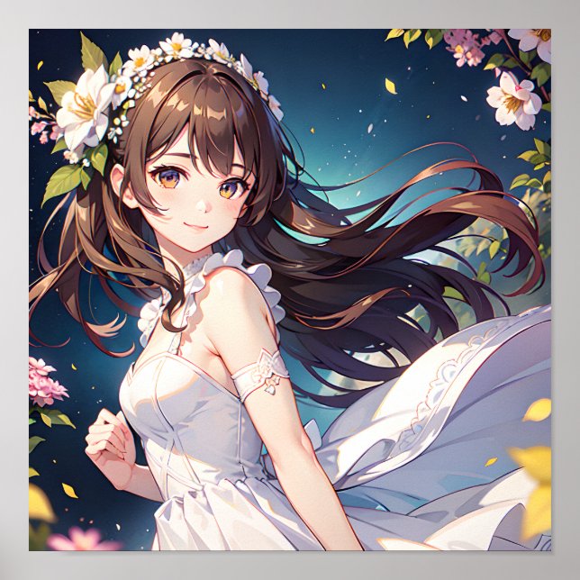 Affiche Anime Girl (Devant)