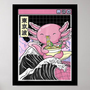 Affiche Anime Girl Waifu Who Loves Anime Ramen And Sketchi