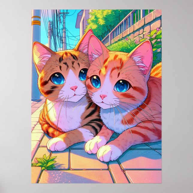 Affiche Anime Kittens (Devant)