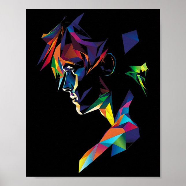 Affiche Anime Manga Motif Coloré Art Anime (Devant)