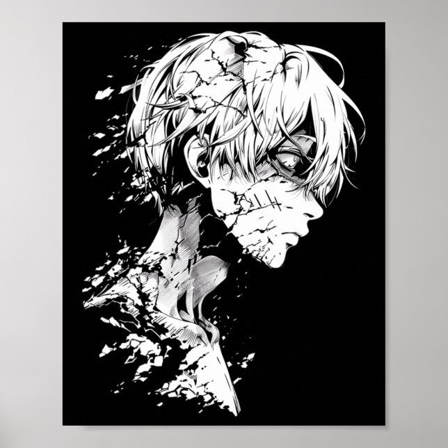Affiche Anime Manga Motif Dessin Artiste Anime (Devant)