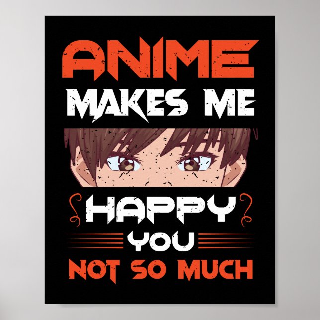 Affiche Anime Me Rend Heureux Que Tu Ne Sois Pas Tant (Devant)