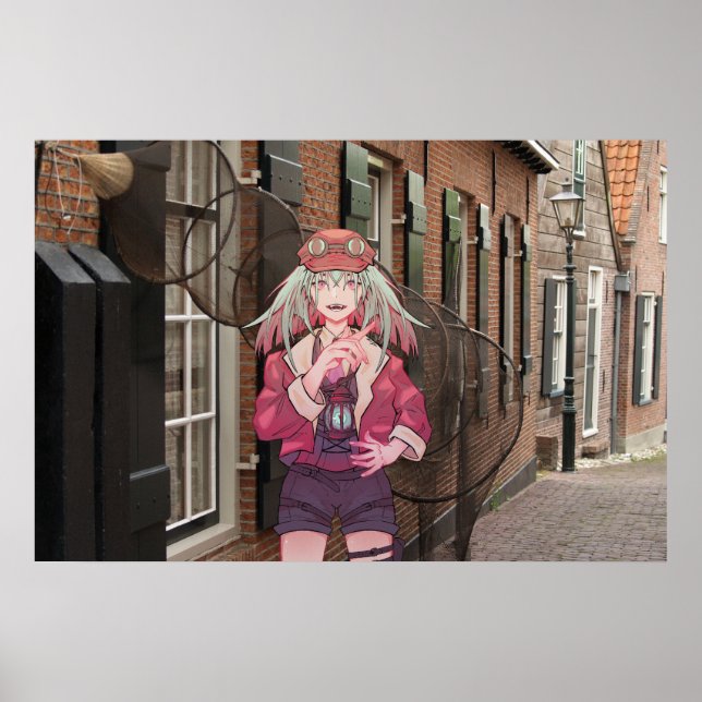 Affiche animé, VTuber, V Tuber ville néerlandaise (Devant)
