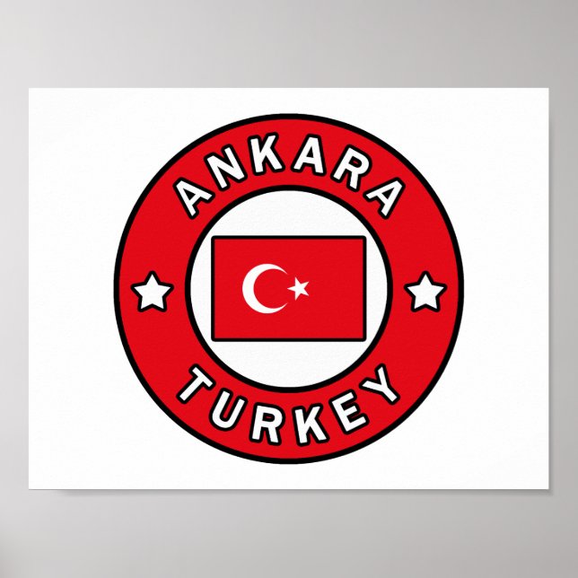 Affiche Ankara Turquie (Devant)