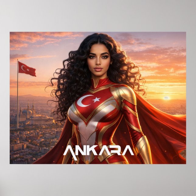 AFFICHE ANKARA - TURQUIE (Devant)