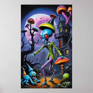 Affiche Ankle-Biter dans l'Imaginaire de Shroom Town