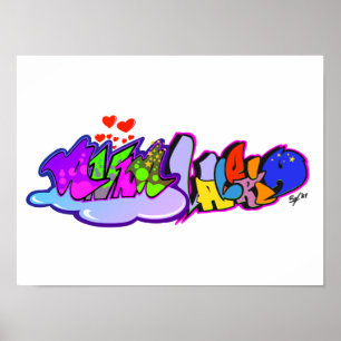 Affiche Anna Valeria Graffiti