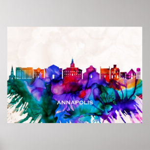 Affiche Annapolis Skyline