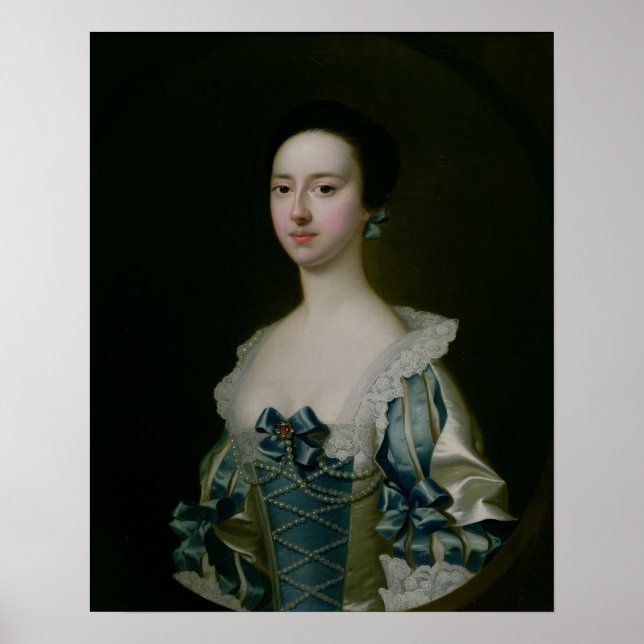 Affiche Anne Bateman, puis Mme John Gisbourne, 1755 (Devant)