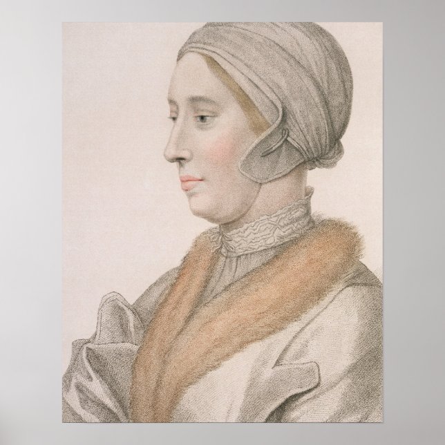 Affiche Anne Boleyn (1507-36) gravée par Francesco Bartol (Devant)