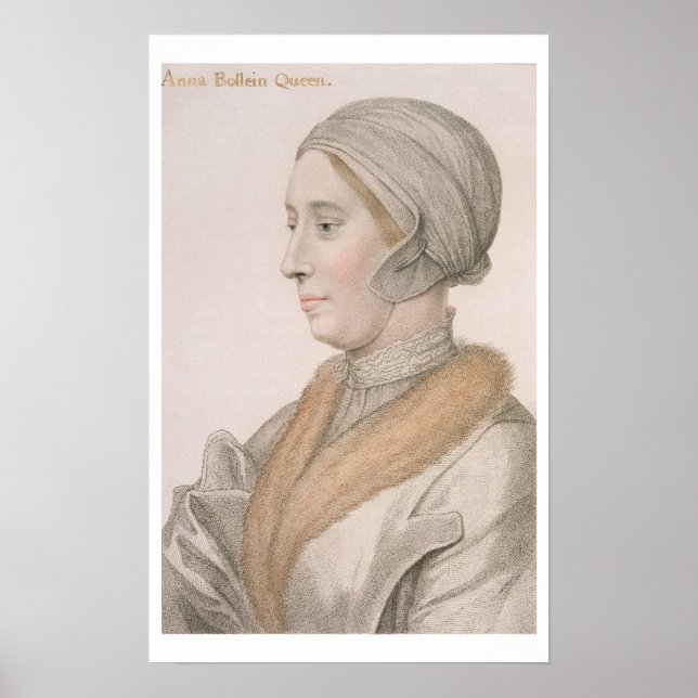 Affiche Anne Boleyn (1507-36) gravée par Francesco Bartol (Devant)