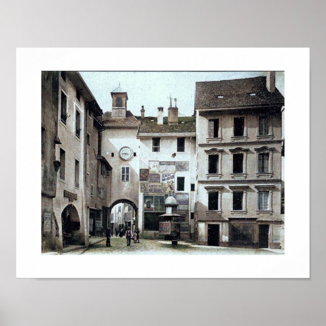 Affiche Annecy du XIXe siècle (Devant)