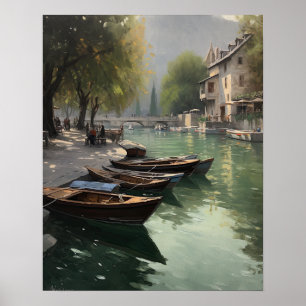 Affiche Annecy France Paysage Art Imprimer l'affiche