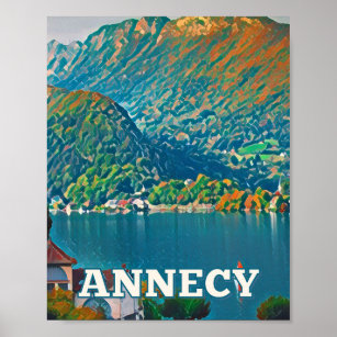 Affiche Annecy Photo Vintage