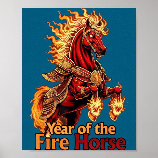 Affiche Année Cheval de Feu (Devant)
