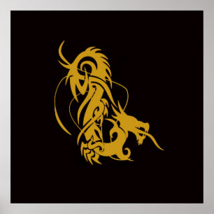 Affiche Année chinoise du dragon 2012