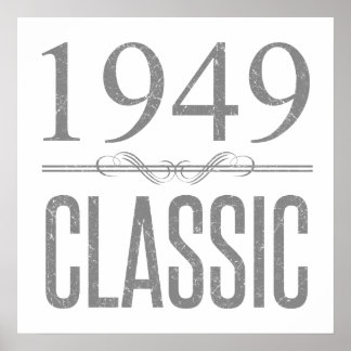 Affiche Année classique de naissance 1949