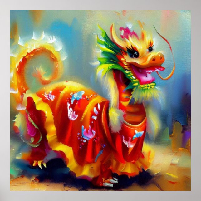 Affiche Année du dragon 8 (Devant)