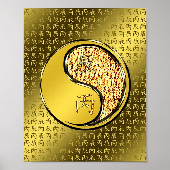 Affiche Année du dragon de feu (Devant)