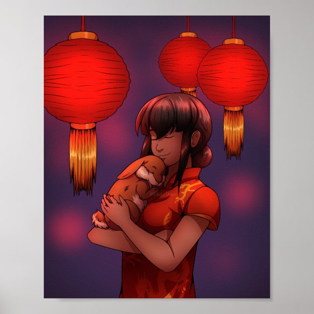 Affiche Année du lapin (Devant)