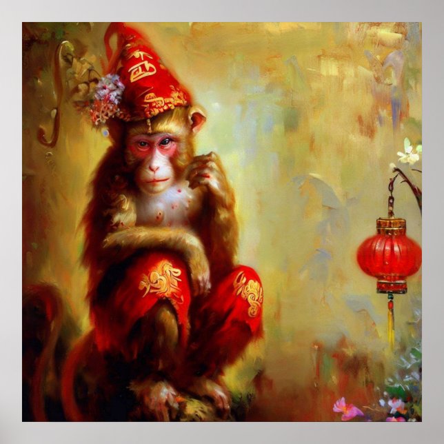 Affiche Année du singe 5 (Devant)