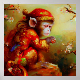 Affiche Année du singe 8