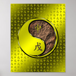 Affiche Année du singe de la Terre
