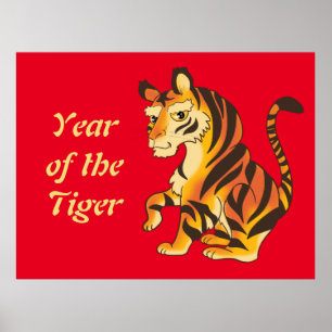 Affiche Année du tigre