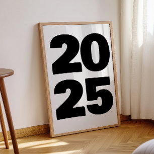 Affiche Année personnalisée pour l'événement Imprimer l'af