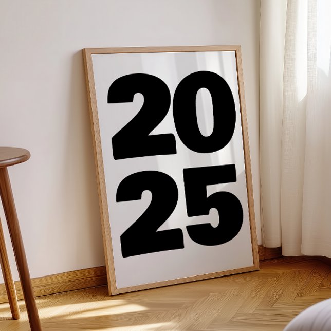 Affiche Année personnalisée pour l'événement Imprimer l'af (Créateur téléchargé)