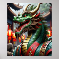 Année Zodiaque Chinoise Du Dragon Réaliste 2