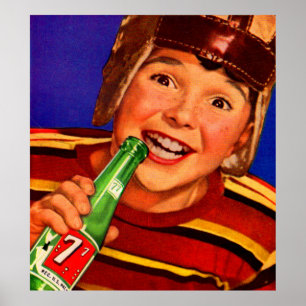 Affiche Années 1950 ‘77 soda ad