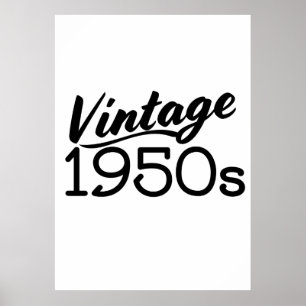 Affiche Années 1950 vintage