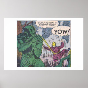 Affiche Années 1970 Bande-dessinée d'horreur de l'âge d'or