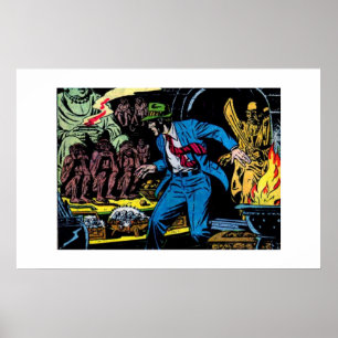 Affiche Années 1990 Golden age Horror BD vintage