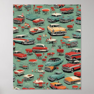 Affiche Années 50 vintages