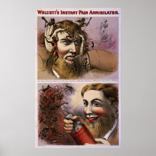 Affiche Annihilator instantané de la douleur de Wolcott