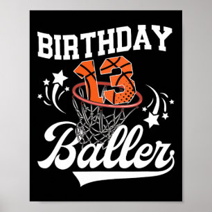 Affiche Anniversaire 13 ans Sketll Treize Ans Sketll Jeu