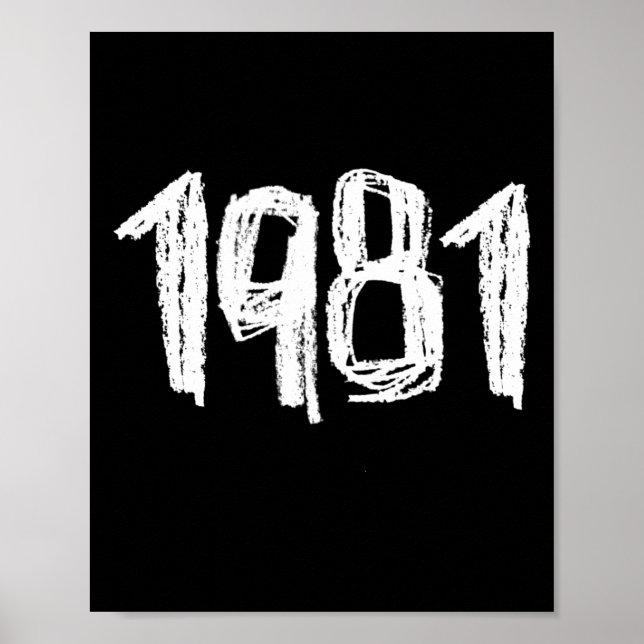 Affiche Anniversaire 1981 (Devant)