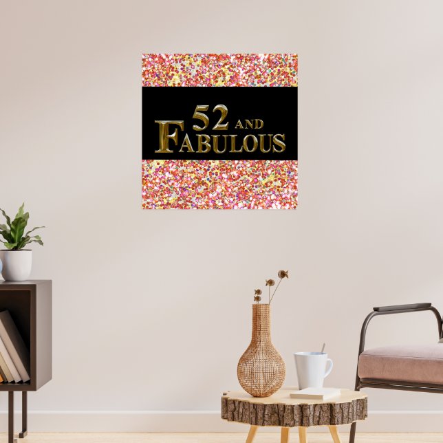 Affiche Anniversaire 52 ans (Salon 3)